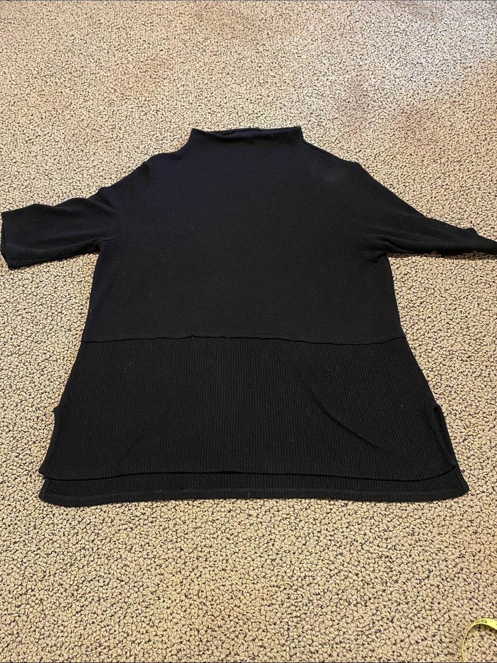 Michael Stars Black Crewneck Tee with Signature Label